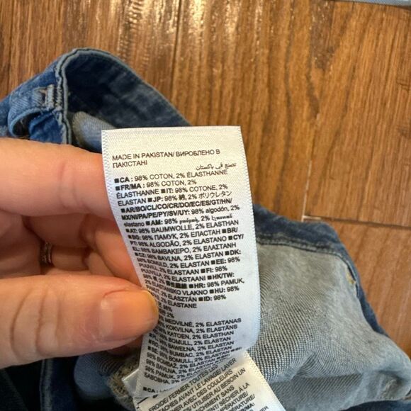 Gap High-rise wide leg crop jeans size 10short - Picture 7 of 10